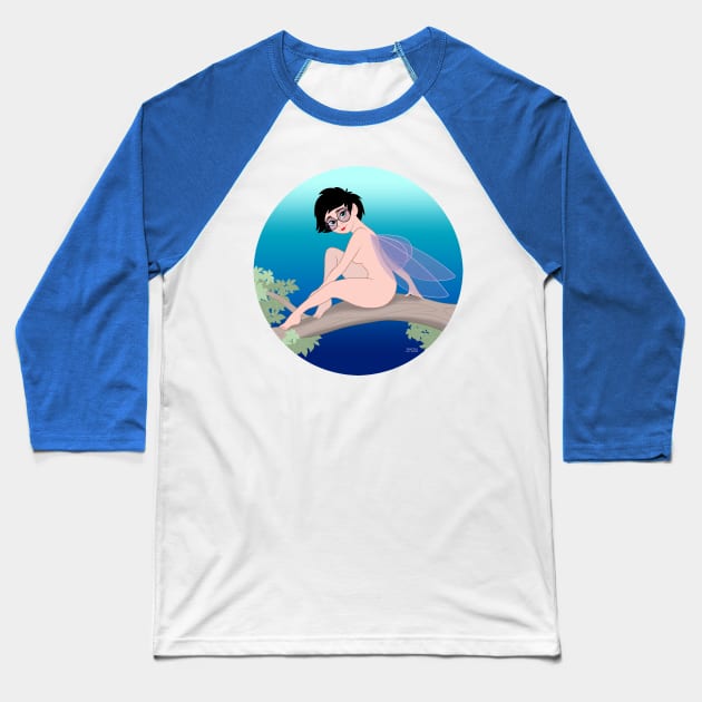 Pixie 1 Baseball T-Shirt by Tim_Kangaroo